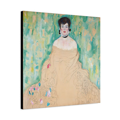 Amalie Zuckerkandl (1917) by Gustav Klimt / Reproduction Fine Art sur Toile / Flanc Large Epaisseur 3.2 cm - 1.25 inch