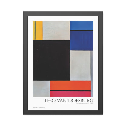 Composition XXI (1923) by Theo Van Doesburg / Affiche Encadrée série ART's Collection