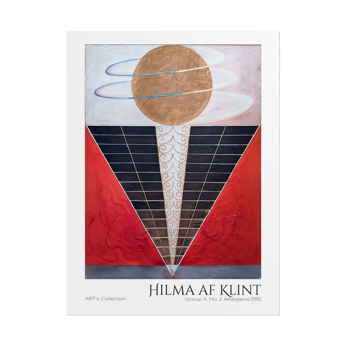 Group X No 2 Altarpiece (1915) by Hilma af Klint  / Affiche imprimée - Série ART's Collection