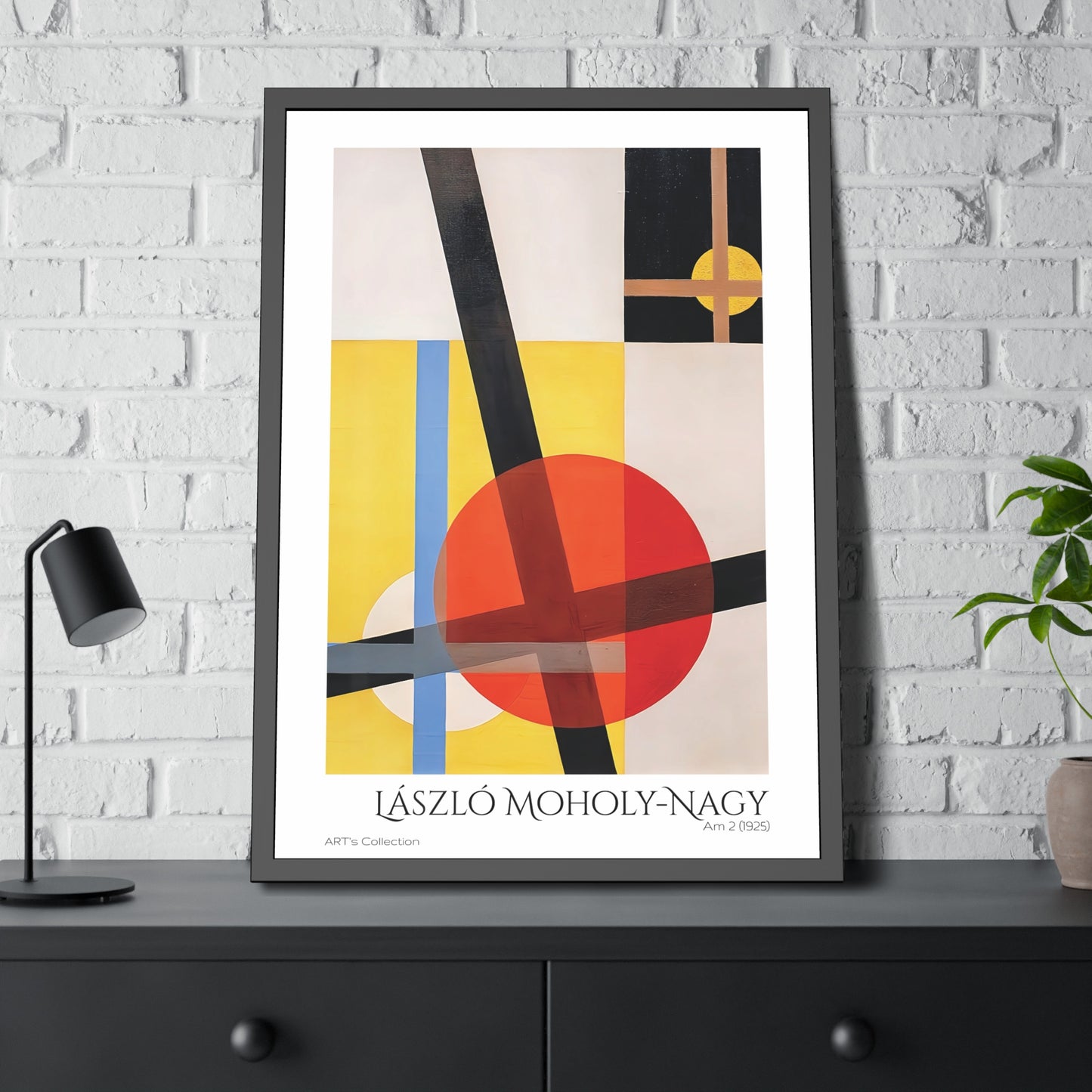 Am 2 (1925) by László Moholy-Nagy  / Affiche Encadrée série ART's Collection