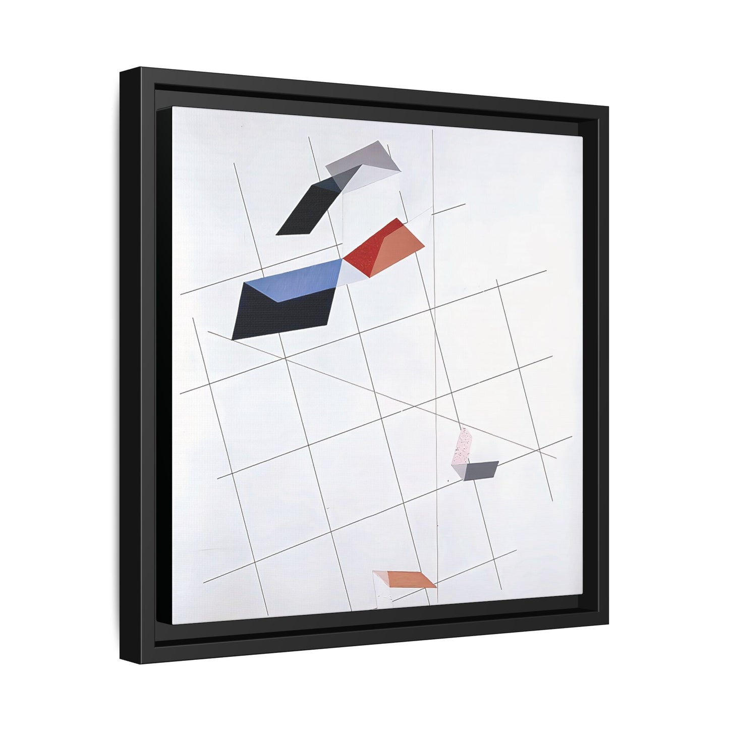 L IV (1936) by László Moholy-Nagy  / Toile encadrée sur caisse américaine