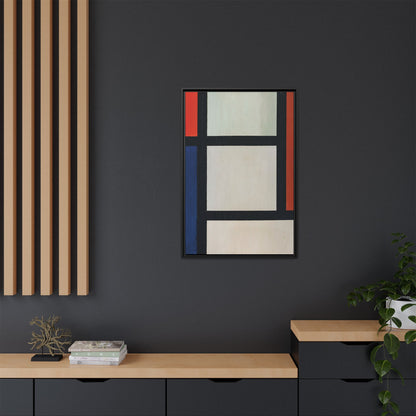 Contra-Composition (1927-28) by Theo van Doesburg  / Toile encadrée sur caisse américaine