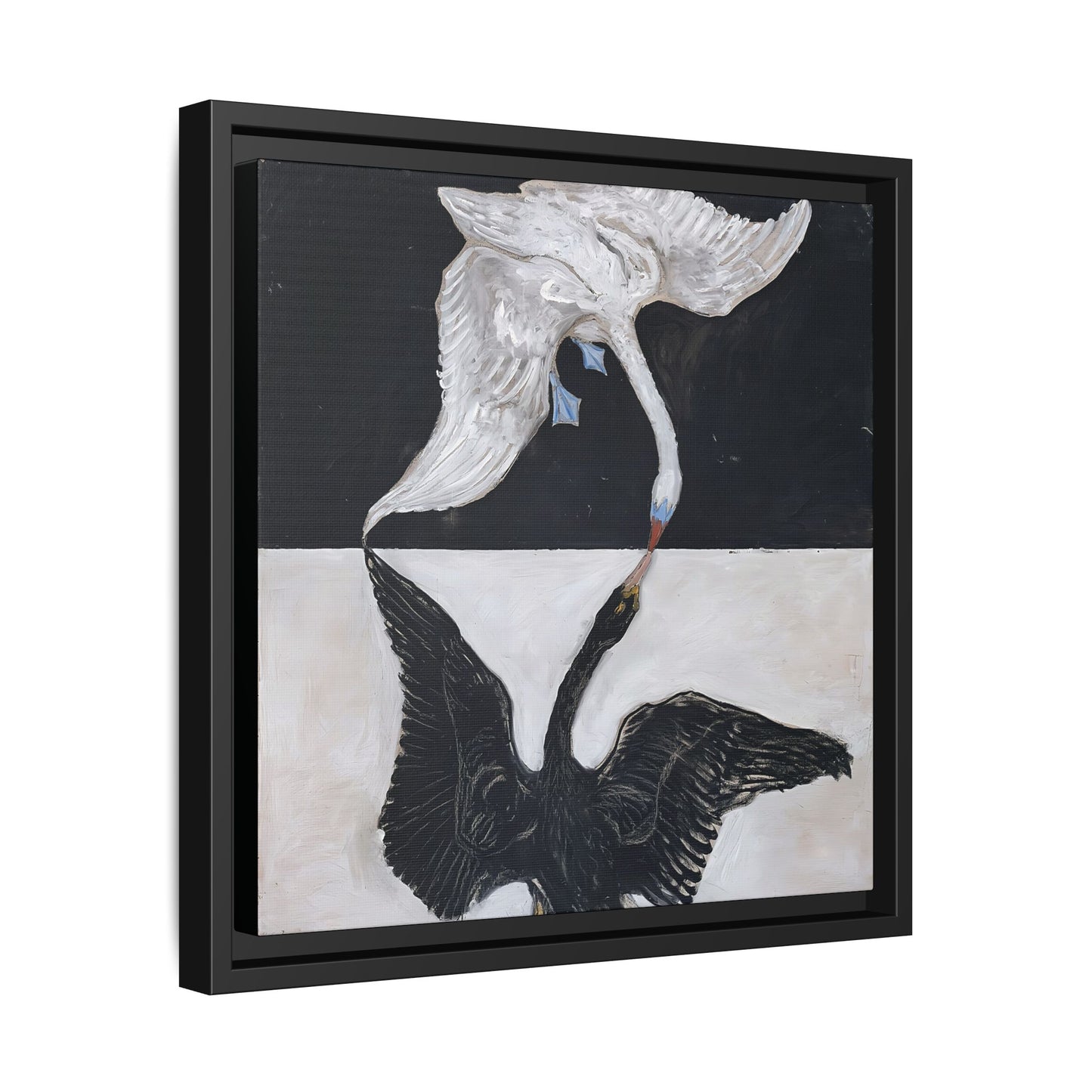 Group IX,SUW, The Swan, No. 1 (1915) by Hilma af Klint   / Toile encadrée sur caisse américaine