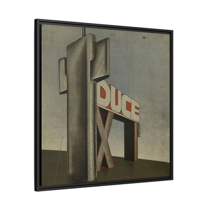 Parole in liberta - futuriste olfattive tattili-termiche Pl. 14 (1932) by Filippo Tommaso / Toile encadrée sur caisse américaine