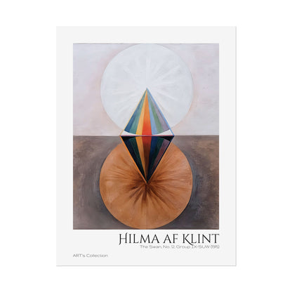 The Swan, No. 12, Group IX-SUW (1915)  by Hilma af Klint  / Affiche imprimée - Série ART's Collection
