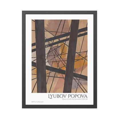Raum-Kraft Komposition (1921-22) by Lyubov Popova  / Affiche Encadrée série ART's Collection