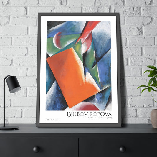 Architectonic Painting (1917) by Lyubov Popova  / Affiche Encadrée série ART's Collection