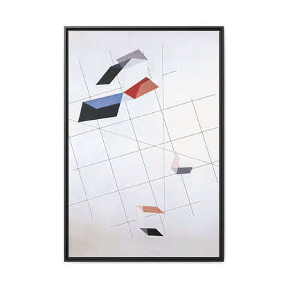 L IV (1936) by László Moholy-Nagy  / Toile encadrée sur caisse américaine
