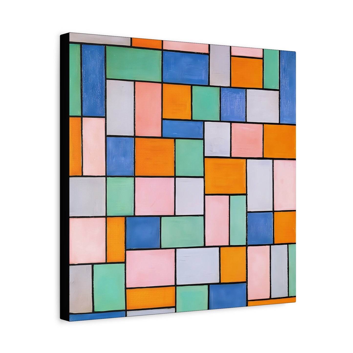 Composition in dissonances (1919) by Theo van Doesburg  / Reproduction Fine Art sur Toile / Epaisseur 3.2 cm - 1.25 inch