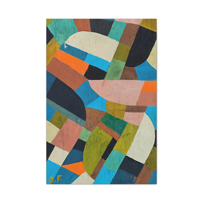 Petite Composition (Circa 1937) by Otto Freundlich  / Reproduction Fine Art sur Toile / Epaisseur 3.2 cm - 1.25 inch