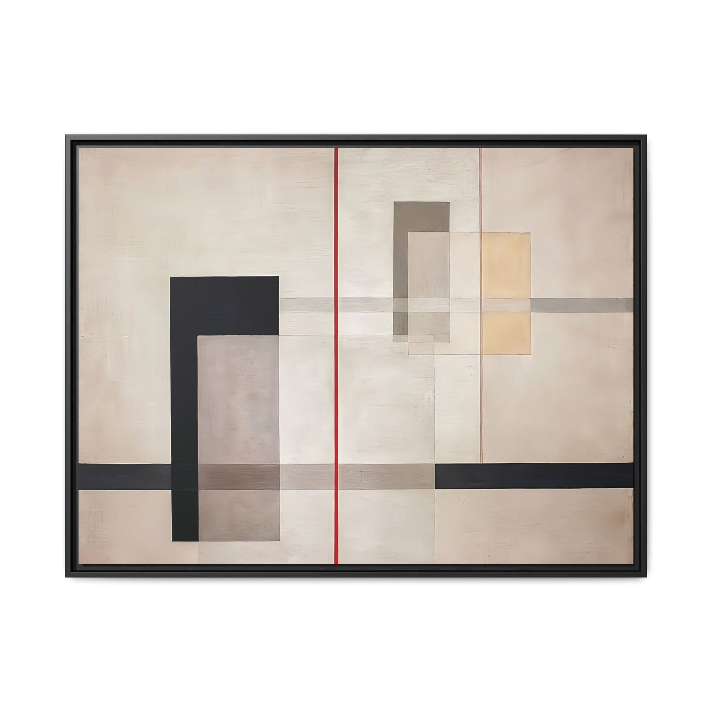 K VII (1922) by László Moholy-Nagy  / Toile encadrée sur caisse américaine
