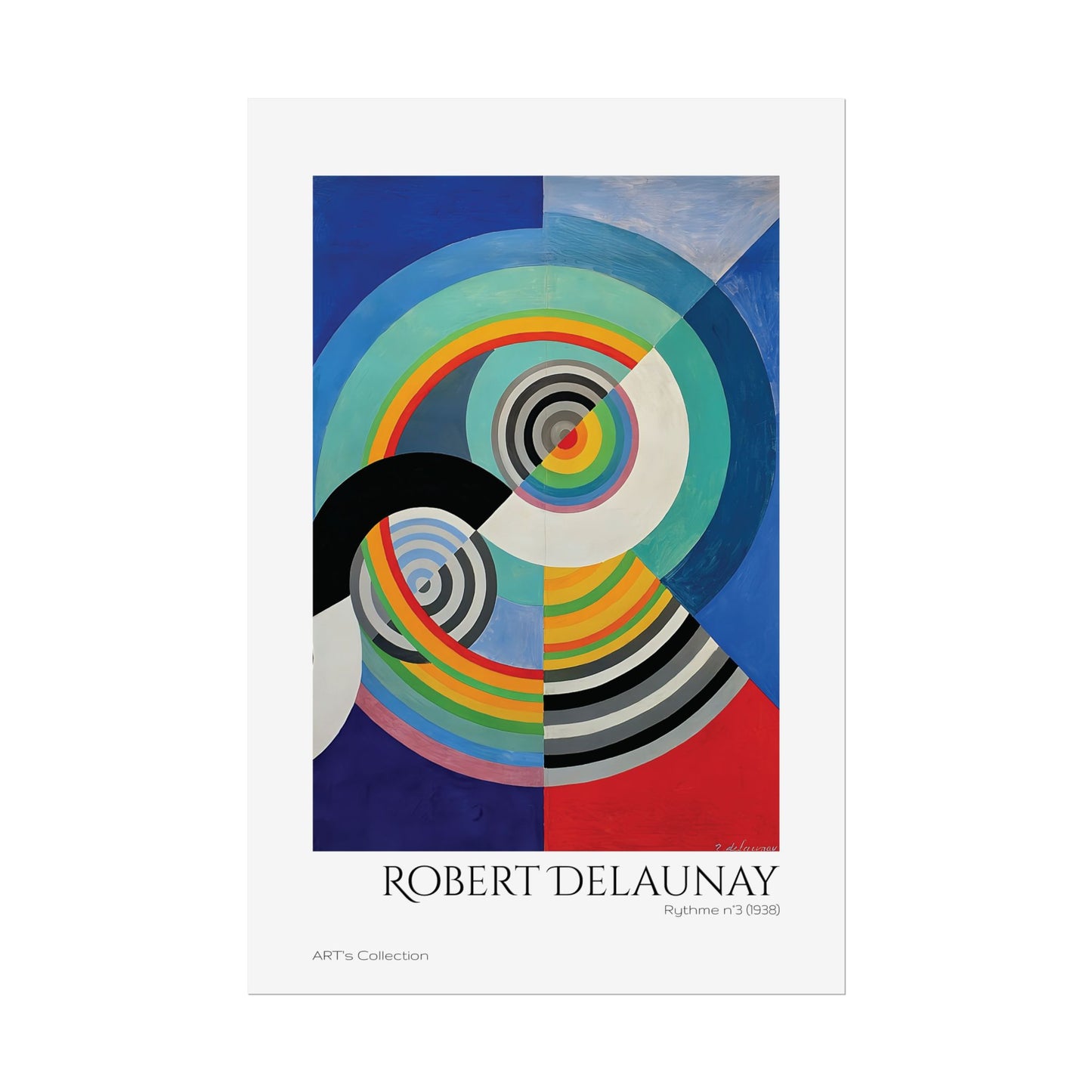 Rythme Numéro 3 (1938) by Robert Delaunay / Affiche imprimée - Série ART's Collection