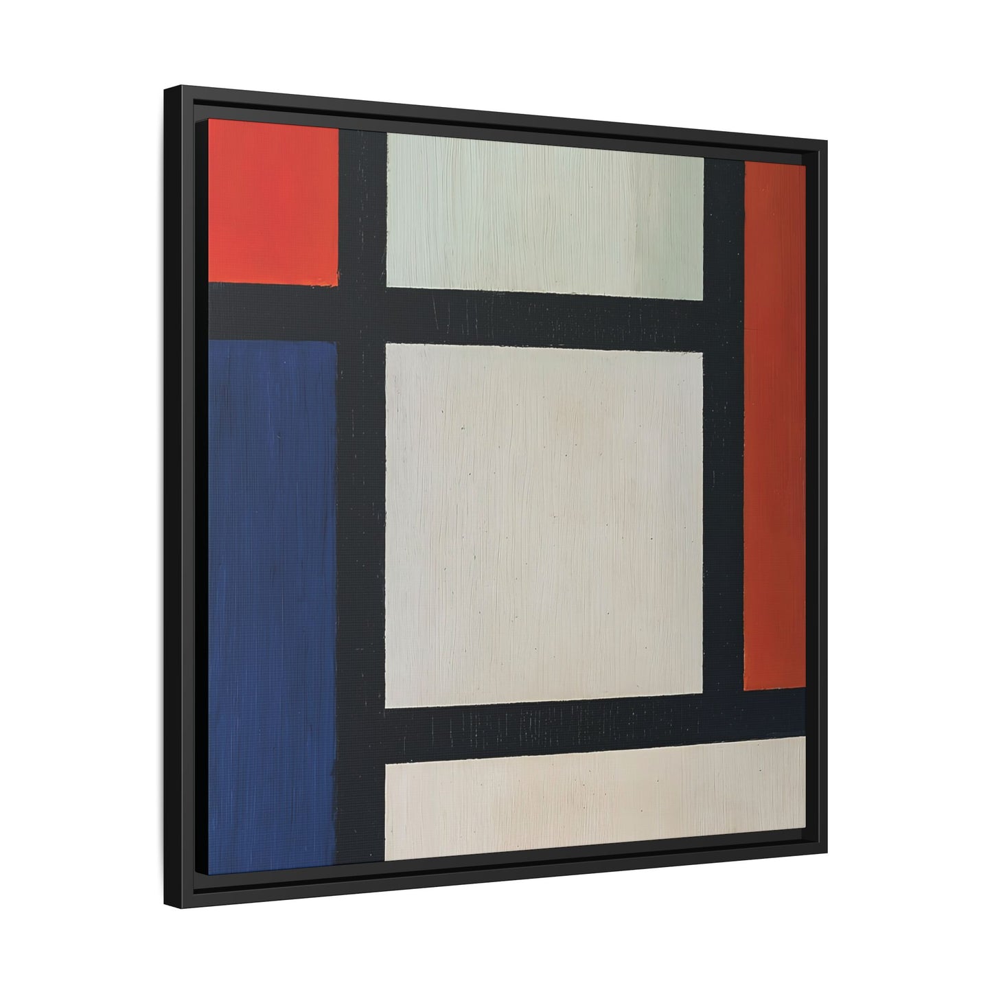 Contra-Composition (1927-28) by Theo van Doesburg  / Toile encadrée sur caisse américaine