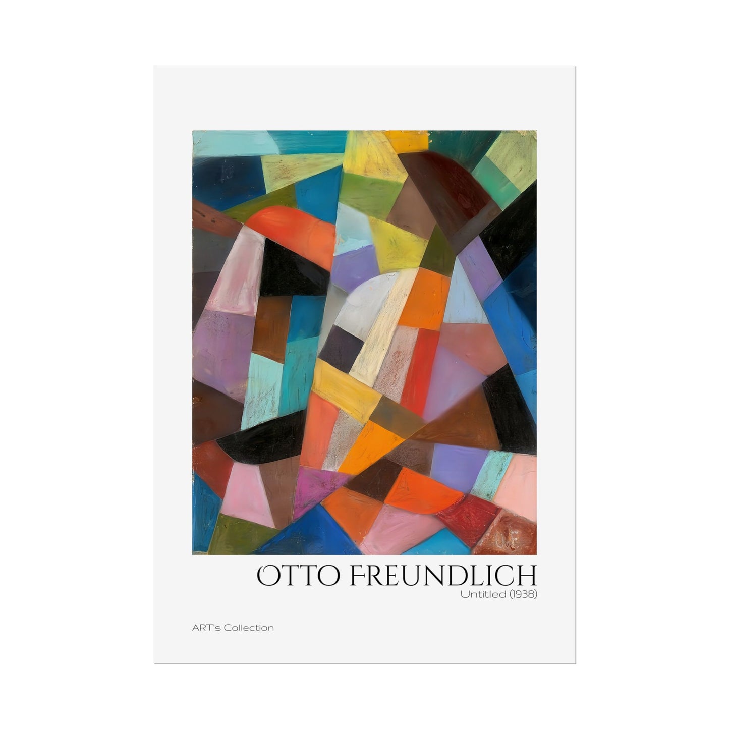 Untitled (1938) by (1938) Otto Freundlich / Affiche imprimée - Série ART's Collection