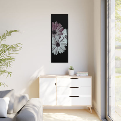 Collection Signature "FLORAL Numéro 5" sur Toile encadrée avec caisse américaine