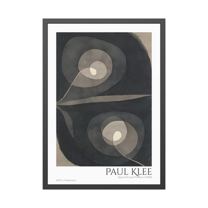 Spiral Screw Flowers I (1932)  by Paul Klee / Affiche Encadrée série ART's Collection