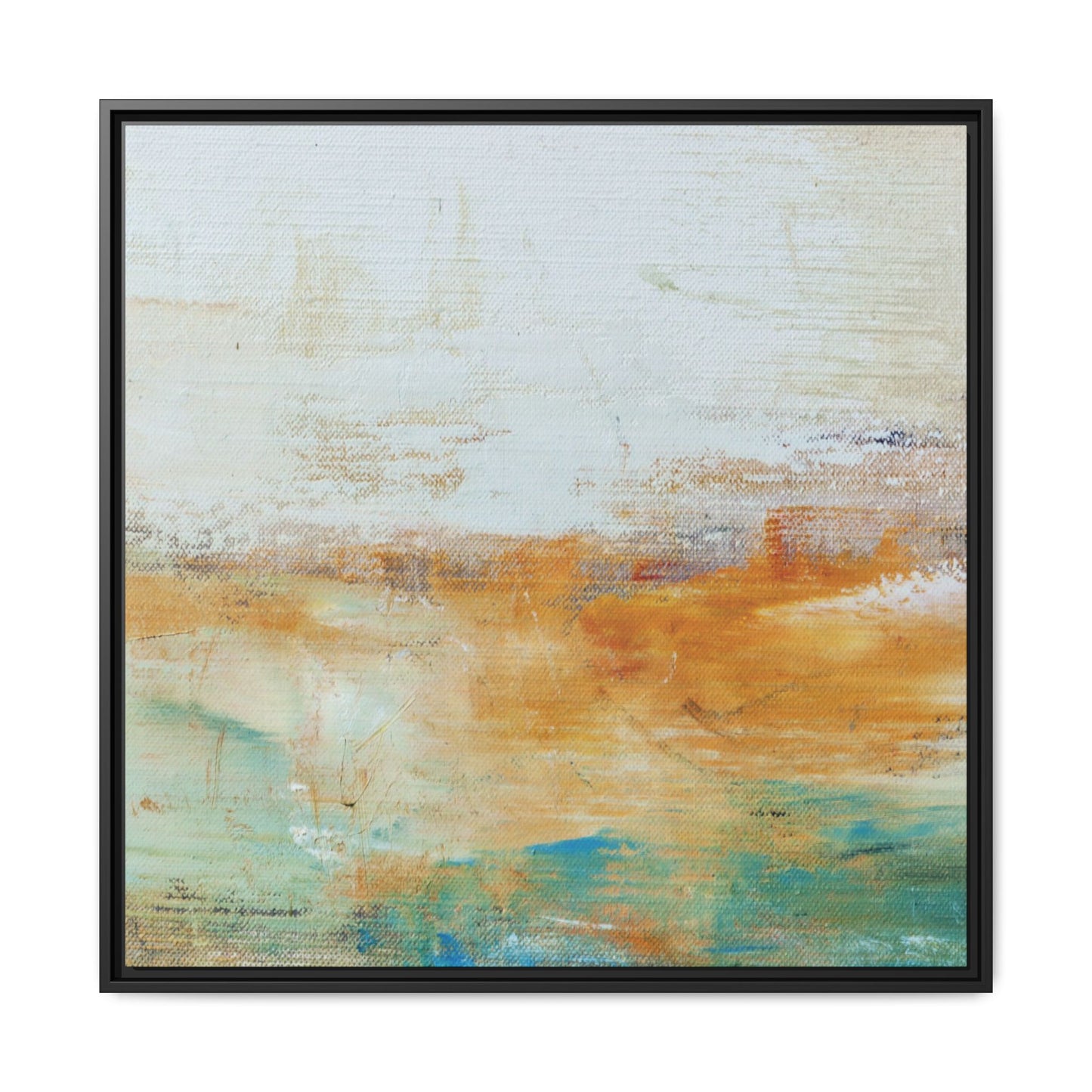 Tableau Naturel Océan "Série Sign Collections" / Toile encadrée sur caisse américaine