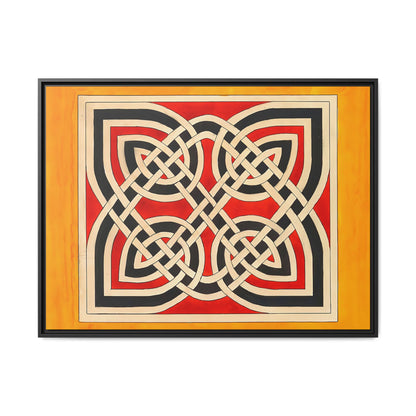 Celtic Ornament (ca 1900) by Elizabeth A. Nedwill / Toile encadrée sur caisse américaine