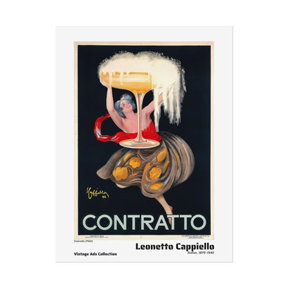 Contratto (1922) by Leonetto Cappiello / Affiche imprimée - Série Vintage Ads Collection