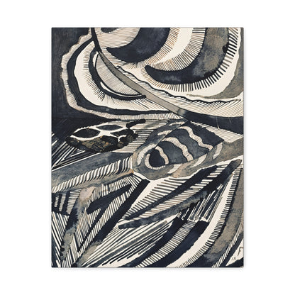Landschaft (1918)  by Otto Freundlich  / Reproduction Fine Art sur Toile / Epaisseur 3.2 cm - 1.25 inch