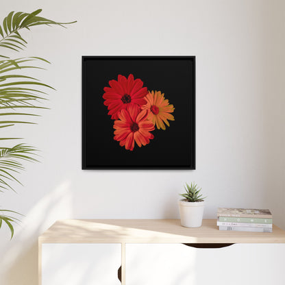 Collection Signature "FLORAL Numéro 1" sur Toile encadrée avec caisse américaine