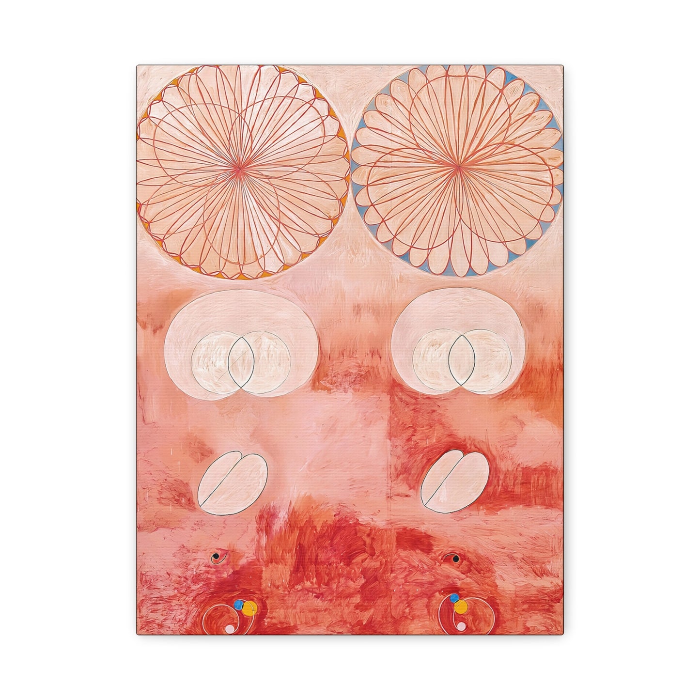 The Ten Largest, No. 9, Old Age (1907)  by Hilma af Klint / Reproduction Fine Art sur Toile /  Epaisseur 3.2 cm - 1.25 inch
