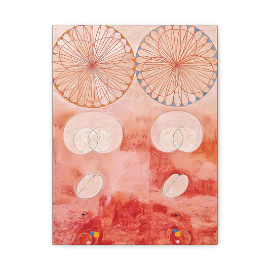The Ten Largest, No. 9, Old Age (1907)  by Hilma af Klint / Reproduction Fine Art sur Toile /  Epaisseur 3.2 cm - 1.25 inch