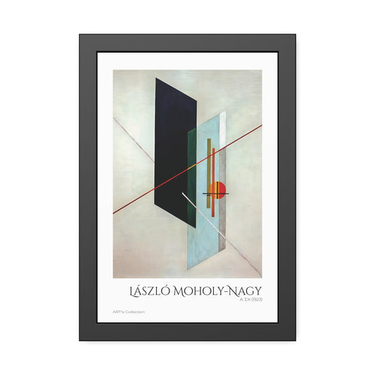 A IX (1923) by László Moholy-Nagy  / Affiche Encadrée série ART's Collection