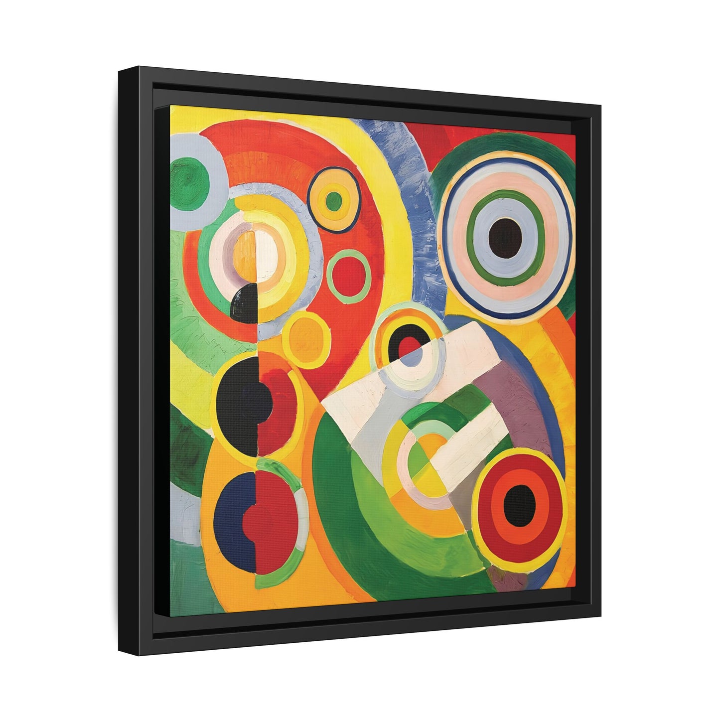 Rythme, Joie de vivre (1930) by Robert Delaunay  / Toile encadrée sur caisse américaine