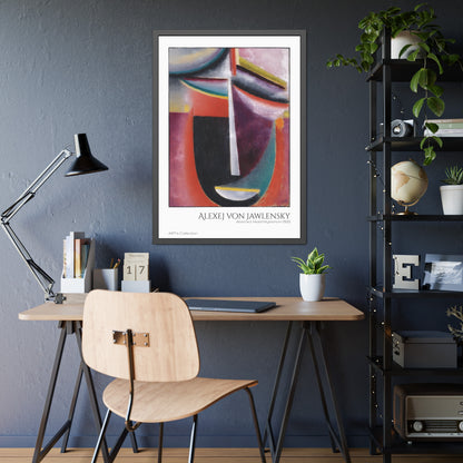 Abstract Head Mysterium (1925) by Alexej von Jawlensky  / Affiche Encadrée série ART's Collection