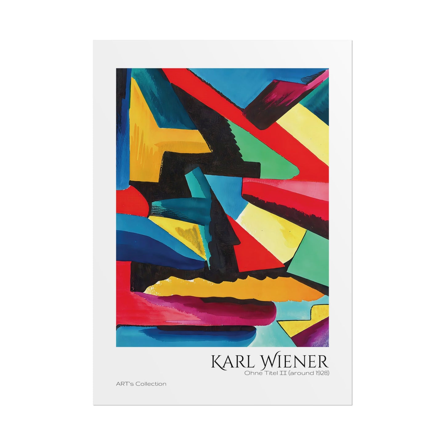 Ohne Titel II (around 1928) by Karl Wiener / Affiche imprimée - Série ART's Collection
