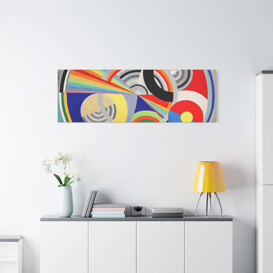 Rythme numéro 1 (1938) by Robert Delaunay / Reproduction Fine Art sur Toile / Large Epaisseur 3.2 cm - 1.25 inch