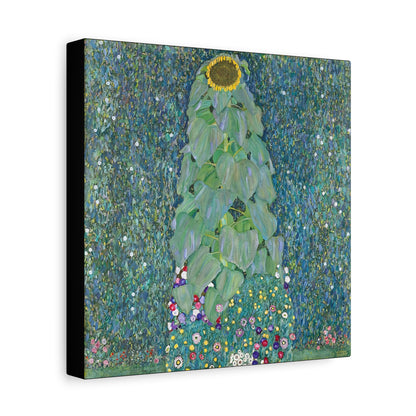 Sunflowers (1883) by Gustav Klimt / Reproduction Fine Art sur Toile / Flanc Large Epaisseur 3.2 cm - 1.25 inch