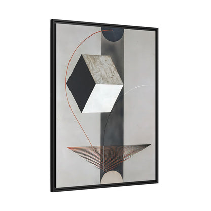 Proun 99 (ca. 1923-1925) by El Lissitzky / Toile encadrée sur caisse américaine