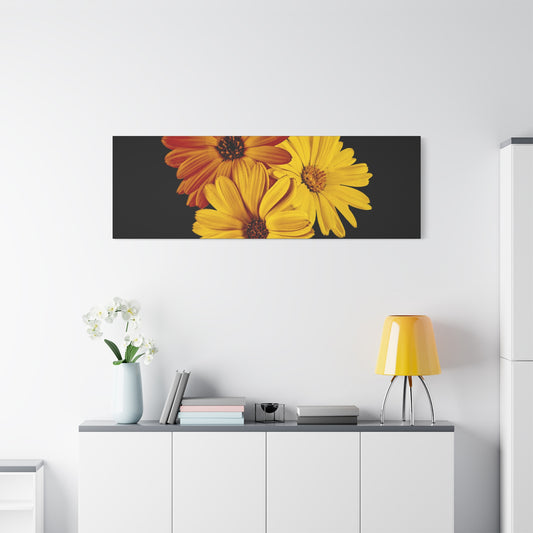 Collection Signature "FLORAL Numéro 4" sur Toile Fine Art sur Toile / Epaisseur 3,2cm - 1'25 po