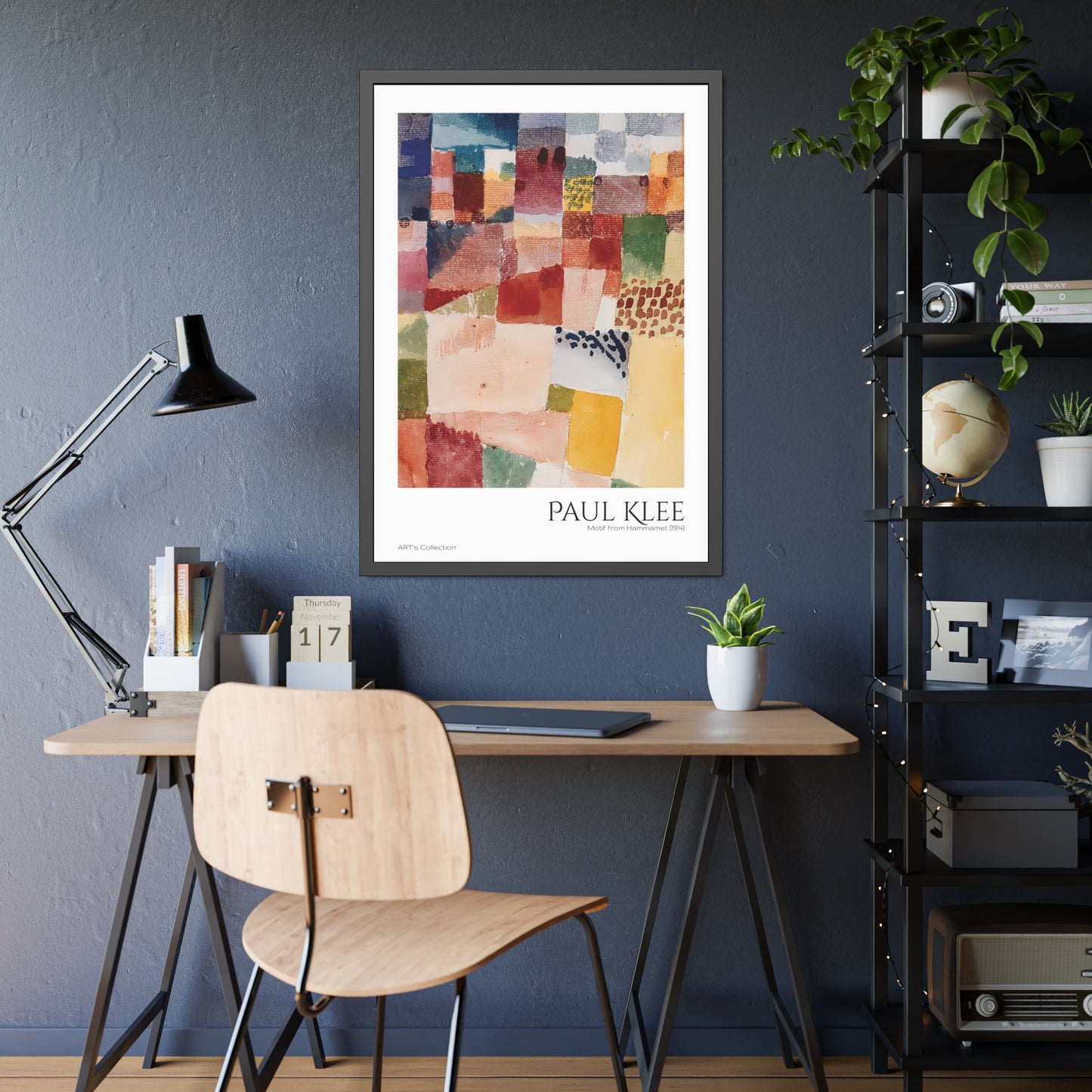 Motif from Hammamet (1914) by Paul Klee / Affiche Encadrée série ART's Collection