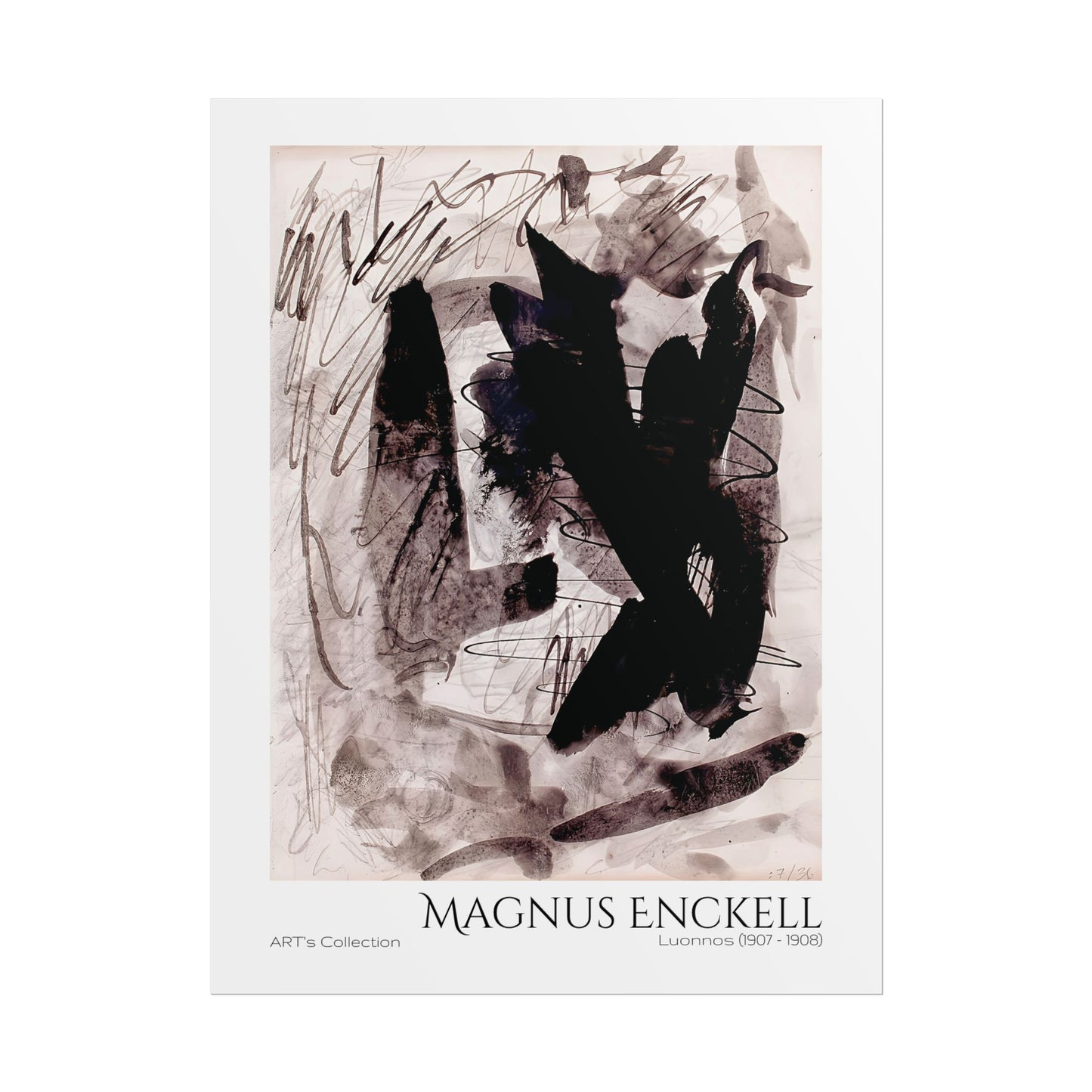 Luonnos (1907 - 1908) by Magnus Enckell / Affiche imprimée - Série ART's Collection