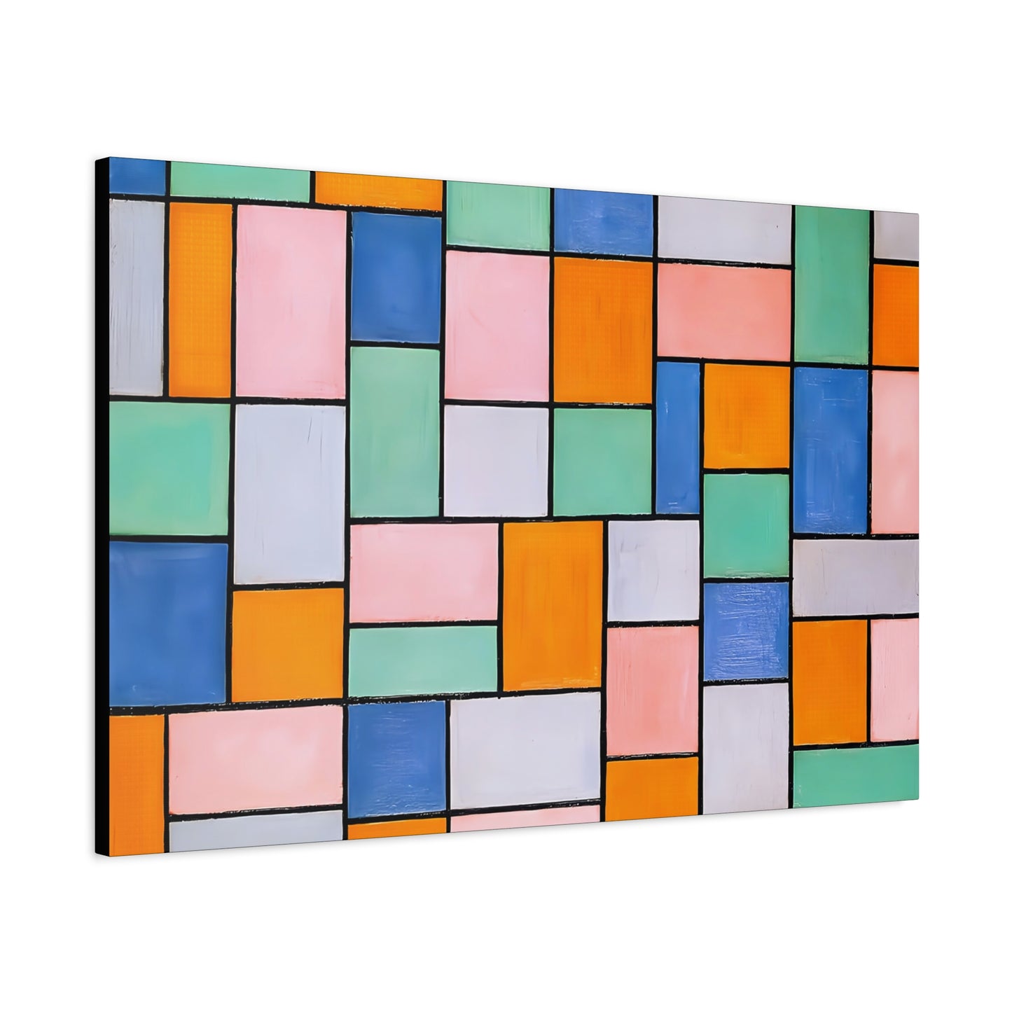 Composition in dissonances (1919) by Theo van Doesburg  / Reproduction Fine Art sur Toile / Epaisseur 3.2 cm - 1.25 inch