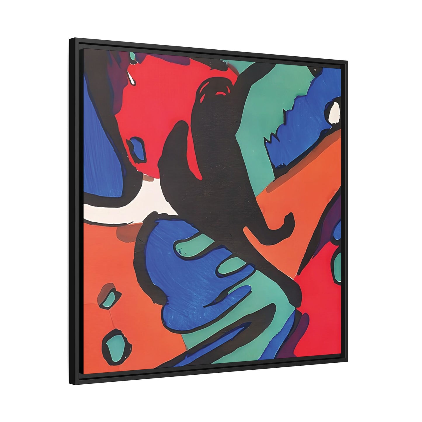 Wassily Kandinsky / Le Cavalier Bleu (1912) / Toile encadrée sur caisse américaine