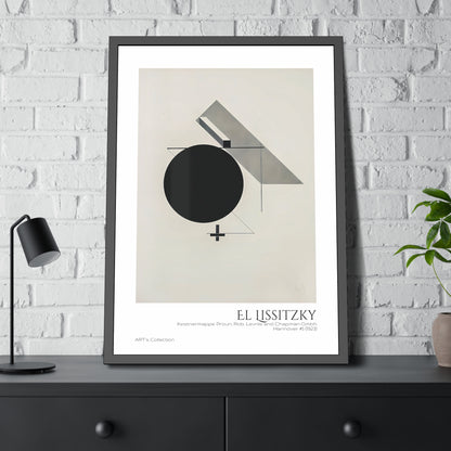 Kestnermappe Proun, Rob. Levnis and Chapman GmbH Hannover #5 (1923) by El Lissitzky / Affiche Encadrée série ART's Collection
