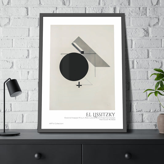Kestnermappe Proun, Rob. Levnis and Chapman GmbH Hannover #5 (1923) by El Lissitzky / Affiche Encadrée série ART's Collection