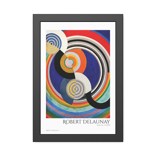 Rythme N.2 (1938) by Robert Delaunay / Affiche Encadrée série ART's Collection