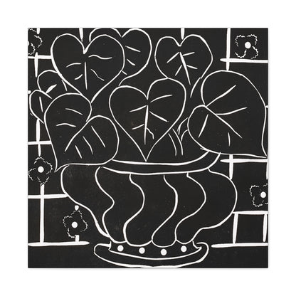 Corbeille de bégonias I (1938) by  Henri Matisse / Reproduction Fine Art sur Toile / Large Epaisseur 3.2 cm - 1.25 inch