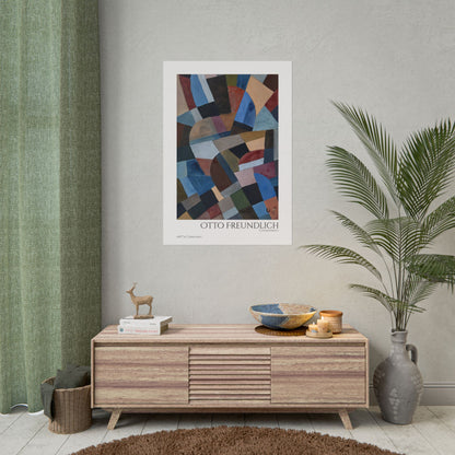 Composition by Otto Freundlich / Affiche imprimée - Série ART's Collection