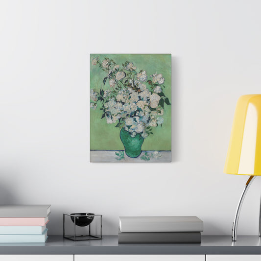 Roses (1890) by Vincent van Gogh  / Reproduction Fine Art sur Toile / Epaisseur 3,2cm - 1'25 po