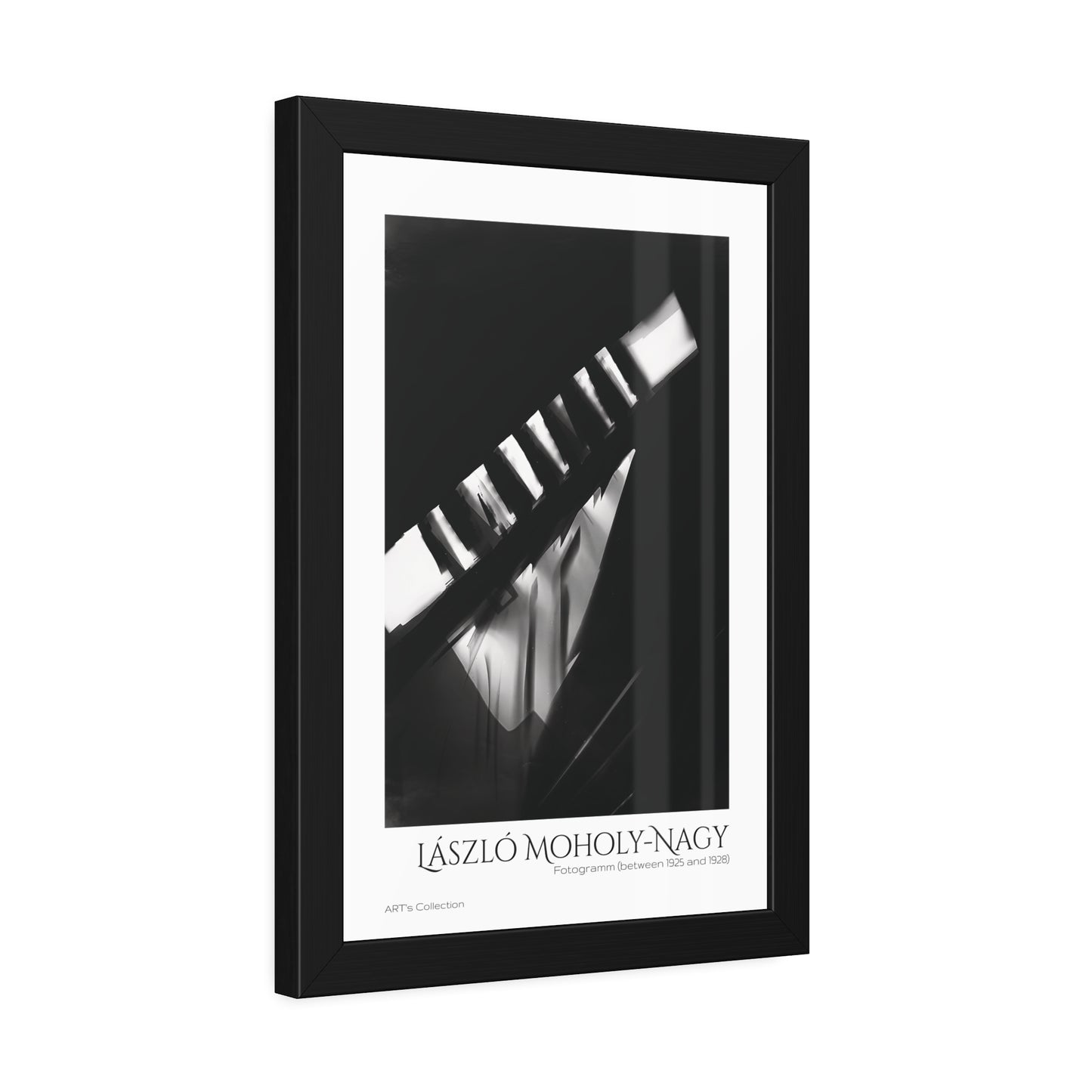 Fotogramm (between 1925 and 1928) by László Moholy-Nagy  / Affiche Encadrée série ART's Collection