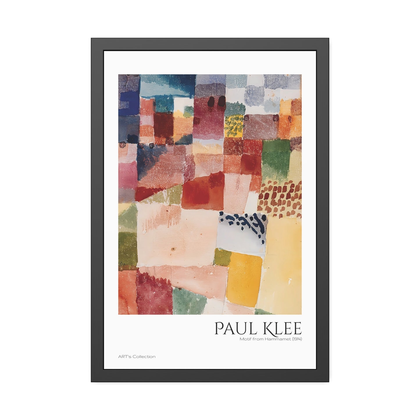 Motif from Hammamet (1914) by Paul Klee / Affiche Encadrée série ART's Collection