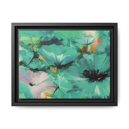 Tableau Floral Mers du Sud "Série Sign Collections" / Toile encadrée sur caisse américaine