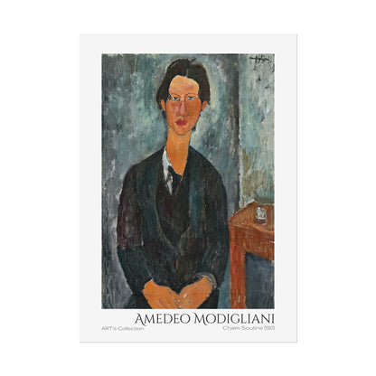 Chaim Soutine (1917) by Amedeo Modigliani / Affiche imprimée - Série ART's Collection