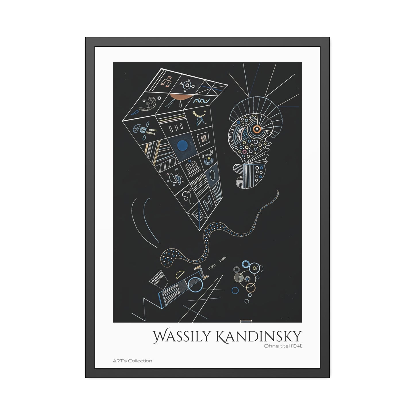 Ohne titel (1941) by Wassily Kandinsky / Affiche Encadrée série ART's Collection